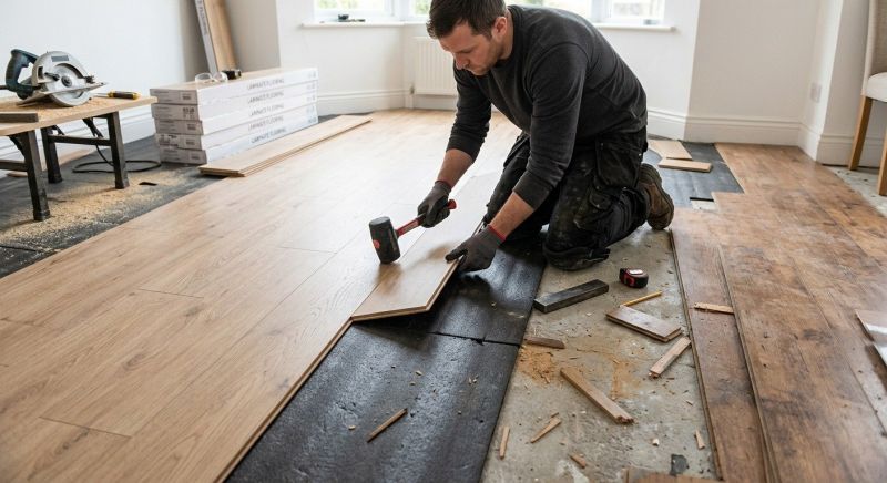 Laminate Floor Replacement in Danbury, CT