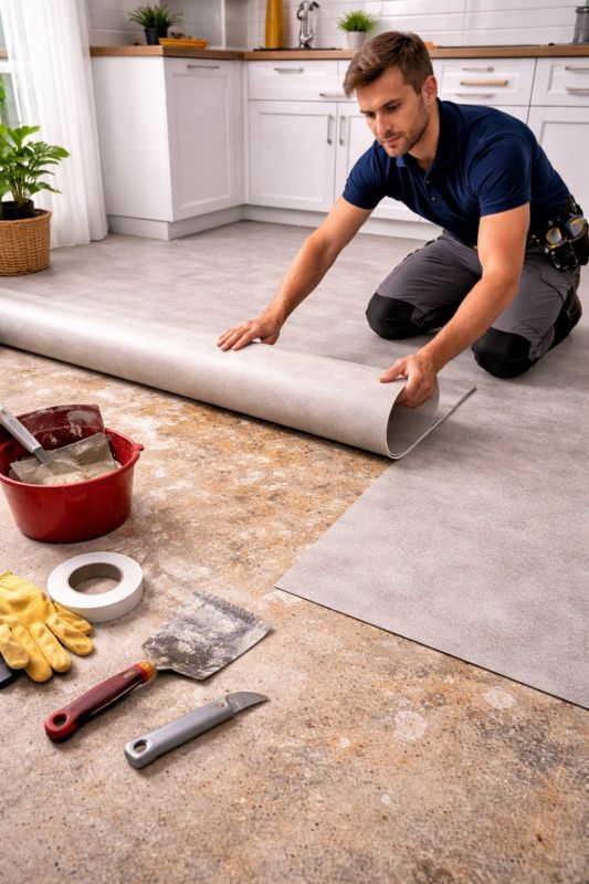 Linoleum Floor Installation in Brewster, NY
