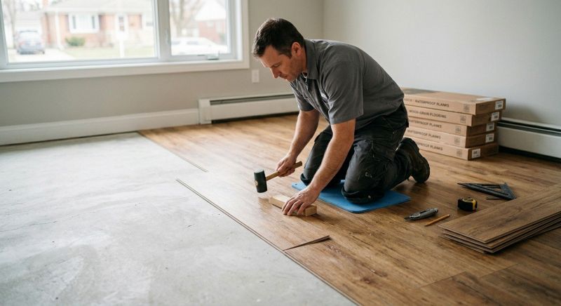 Linoleum Floor Installation in Redding, CT